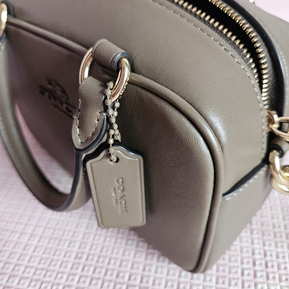 Coach Satchel Mini Cross Dark Stone - Picture 5 of 7